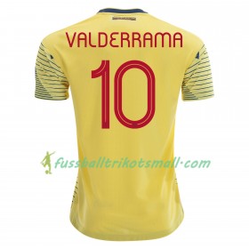 Fußballtrikots Kolumbien Carlos Valderrama 10 Copa América 2019 Kurzarm Heimtrikotsatz kaufen